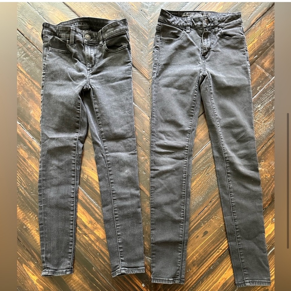 American Eagle Black Skinny Jeans (2)